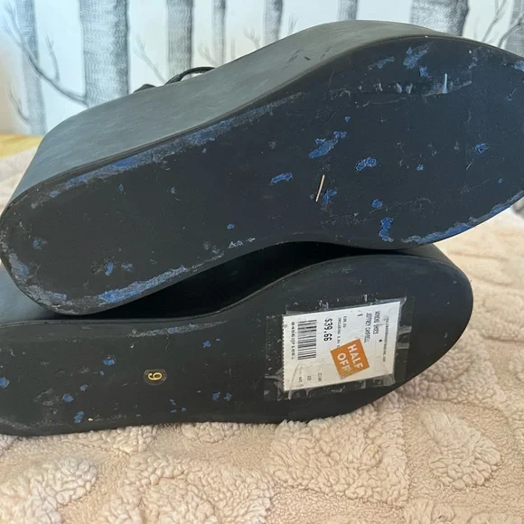 Jeffrey Campbell Black Strappy Platform Sandals - Picture 6 of 6